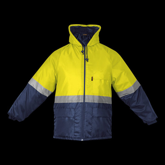 TWO TONE HIVIZ LIME FREEZER JACKET